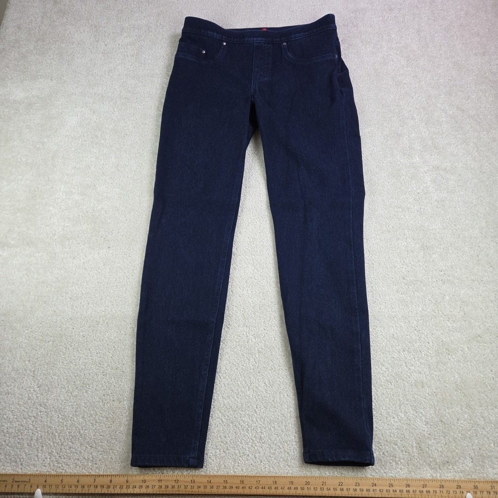Spanx‎ Jeanish Leggings Denim Dark Ready To Wow Blue M
